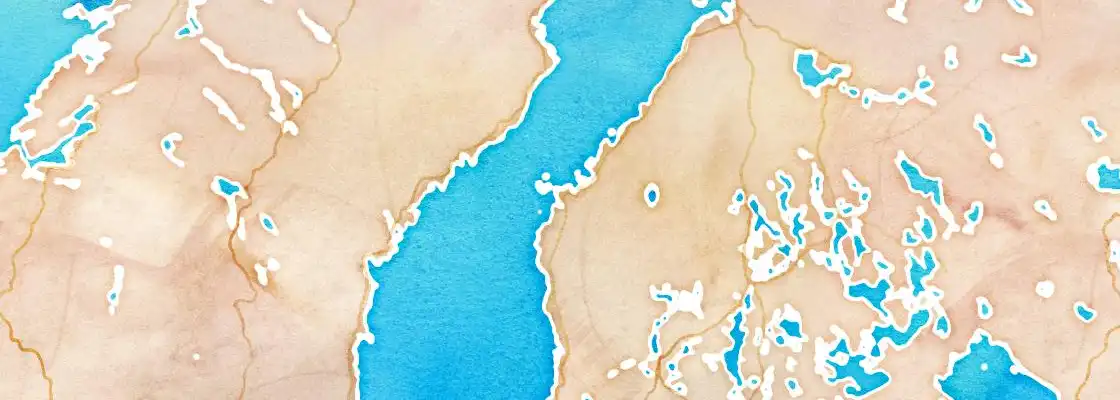 Map of Vaasa port area