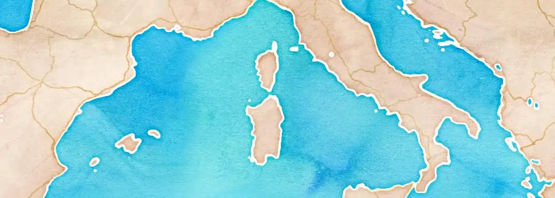 Map of Porto Cervo port area