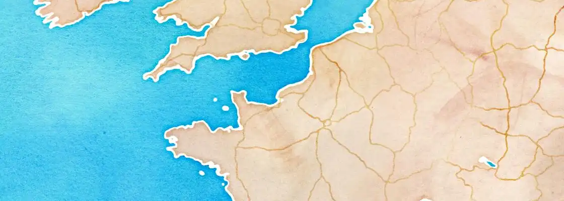 Map of Paris port area