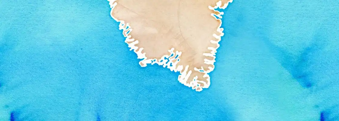 Map of Narsaq port area