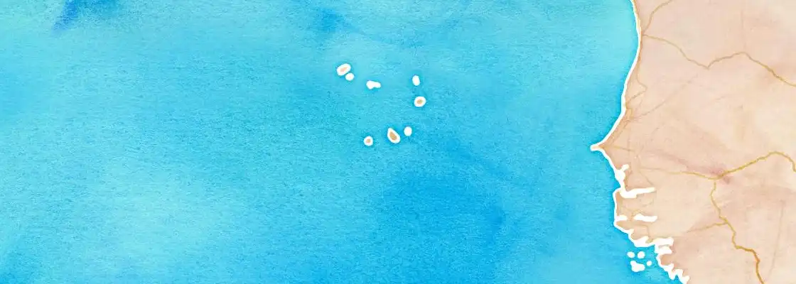 Map of Praia port area