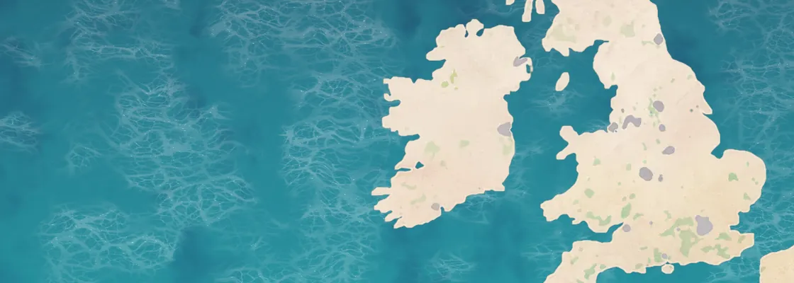 Map of Kilronan port area
