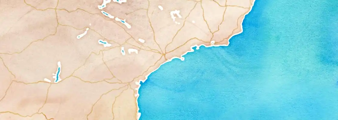 Map of Sao Paolo port area