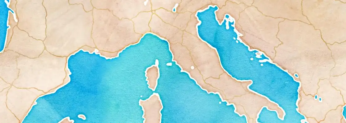 Map of Piombino port area