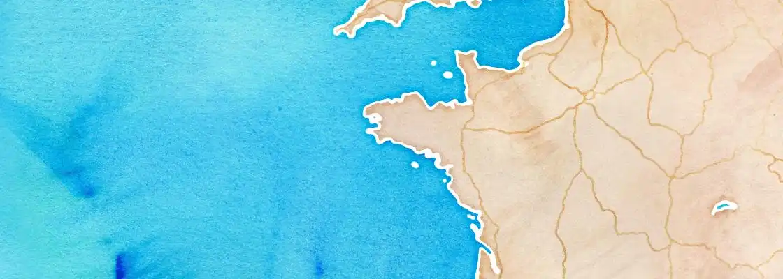 Map of Concarneau port area