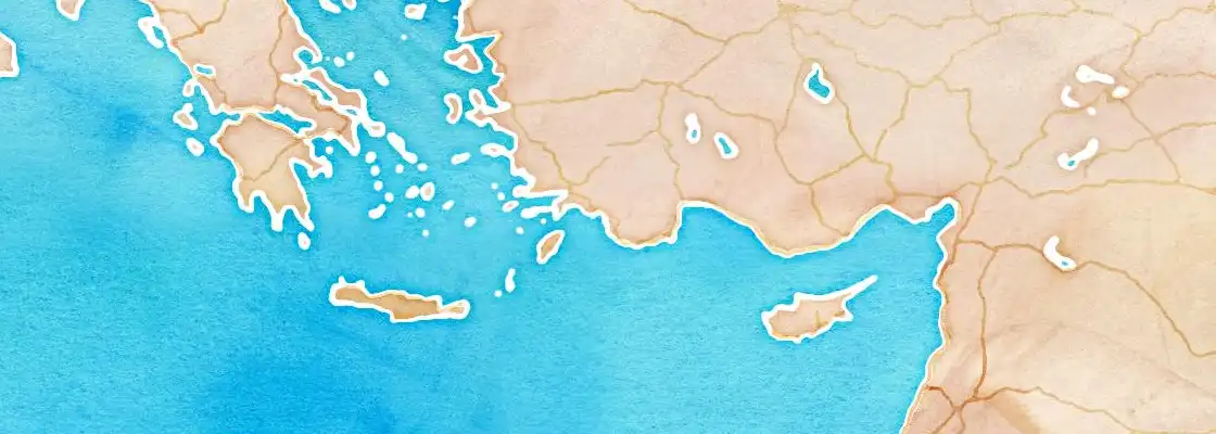 Map of Fethiye port area