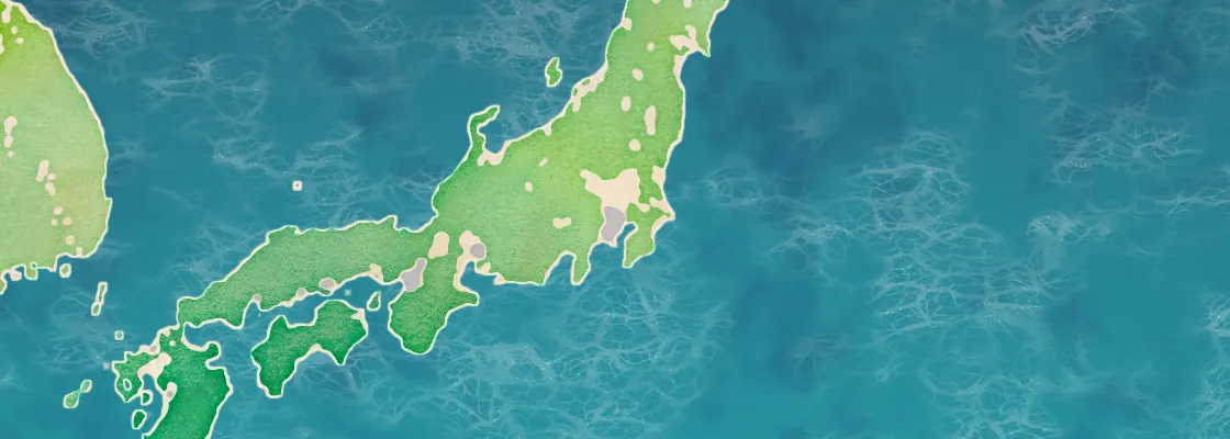 Map of Tokyo port area