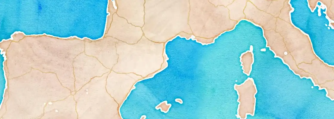 Map of Port Roses port area