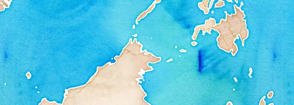 Map of Sandakan port area