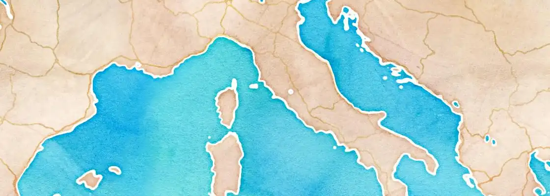 Map of Porto Ercole port area