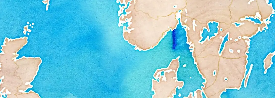 Map of Farsund port area