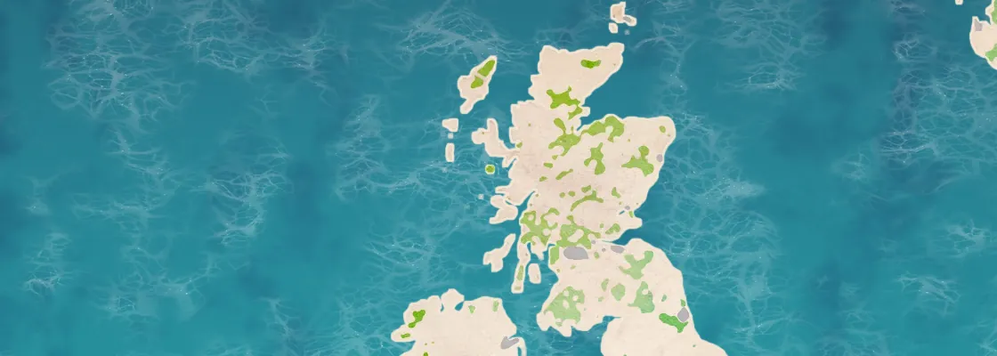 Map of Isle of Eigg port area