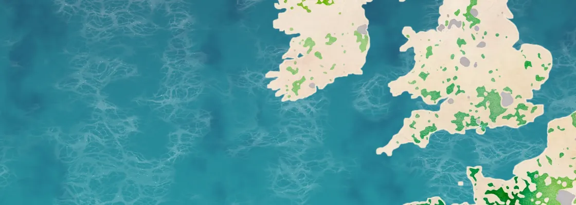 Map of Cape Clear Island port area