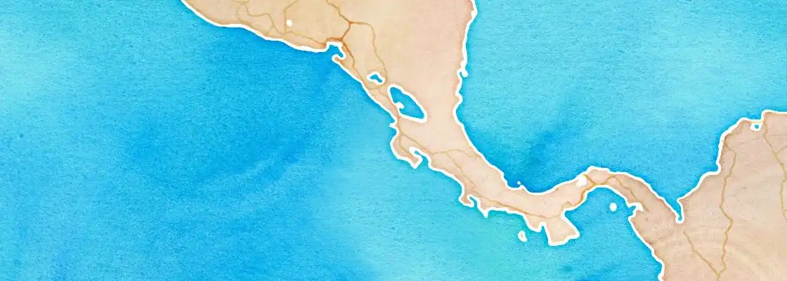 Map of Playa Flamingo port area