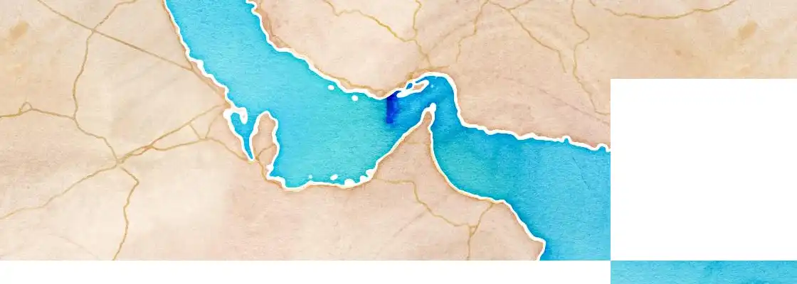 Map of Dubai port area