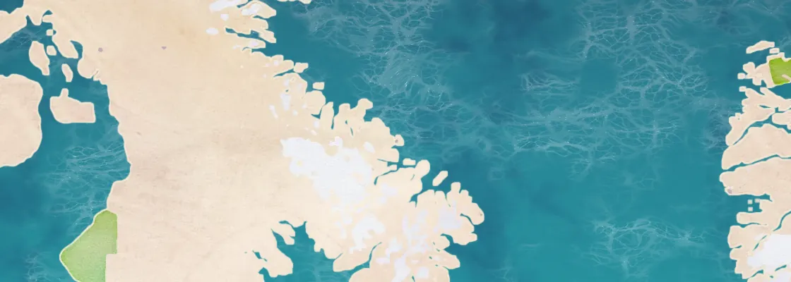 Map of Qikiqtarjuaq port area
