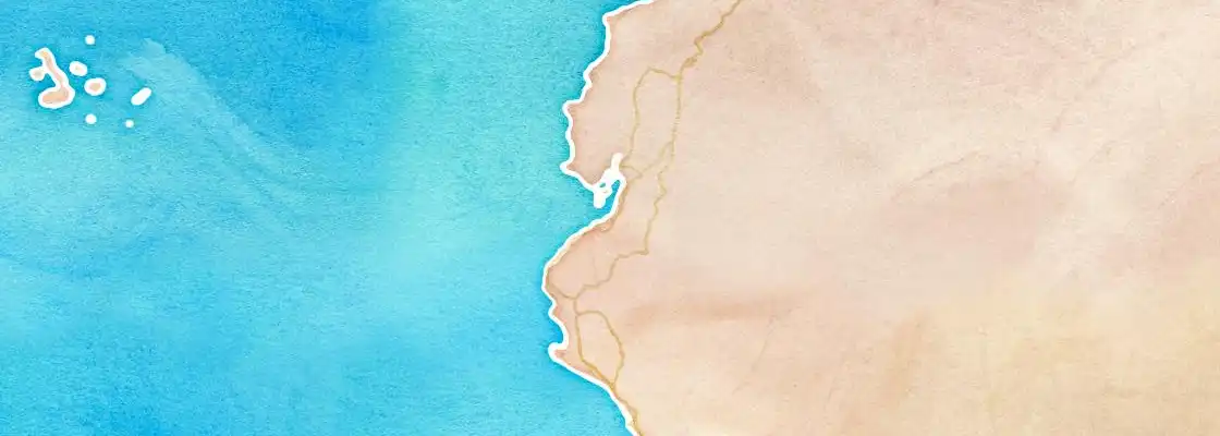 Map of Machala port area