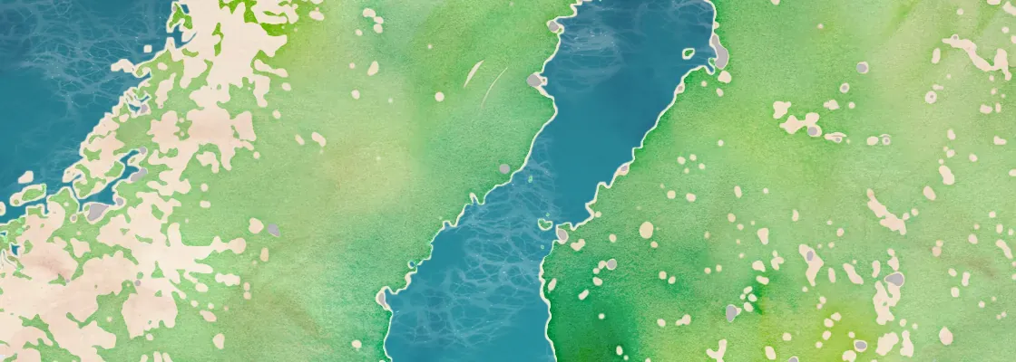 Map of Umea port area