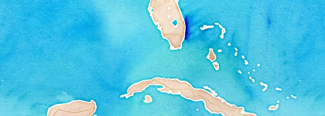 Map of Key West port area
