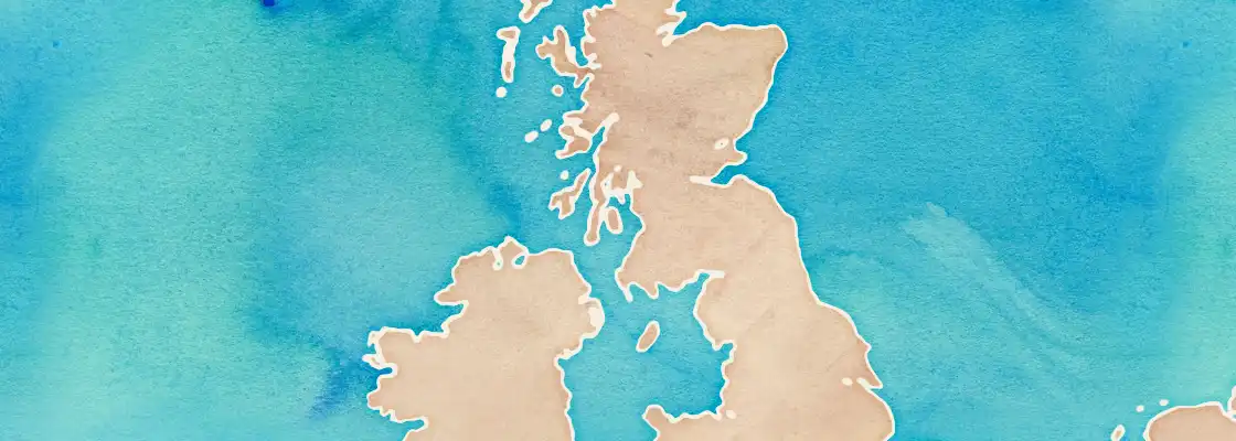 Map of Brodick port area