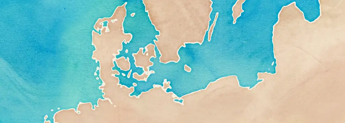Map of Ystad port area