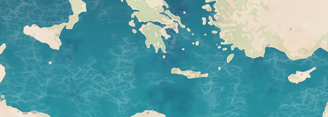 Map of Kapsali port area