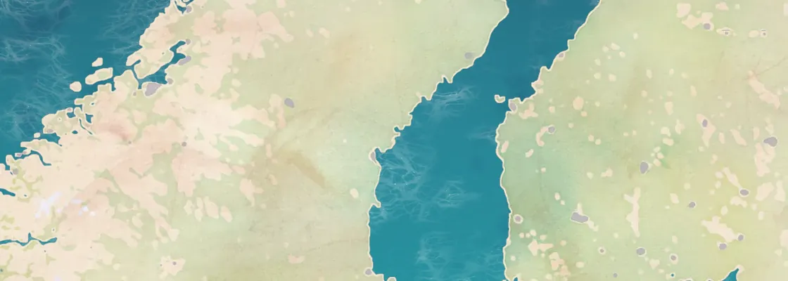 Map of Harnosand port area