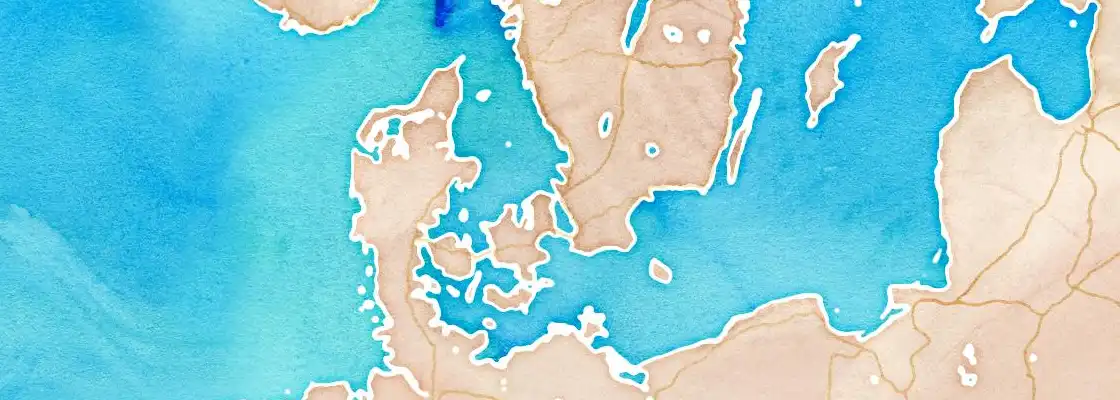 Map of Helsingborg port area