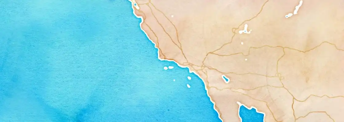 Map of Santa Barbara port area