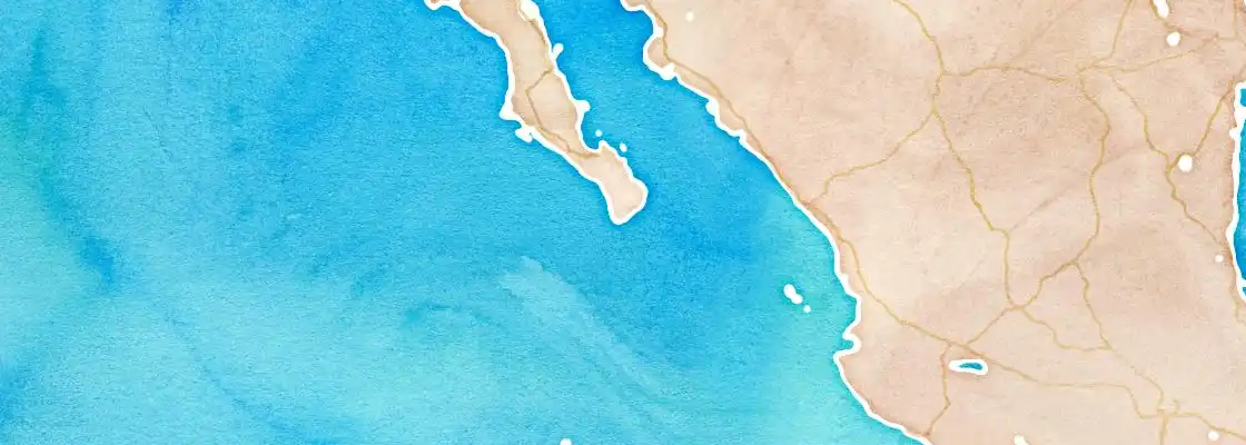 Map of Cabo San Lucas port area