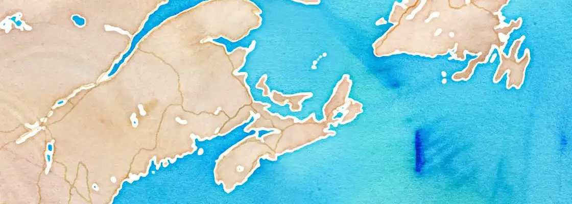 Map of Charlottetown port area