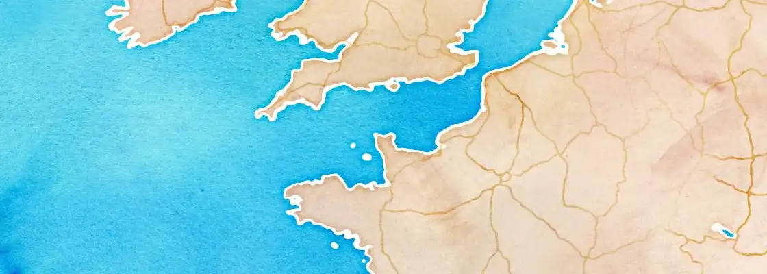 Map of Cherbourg port area