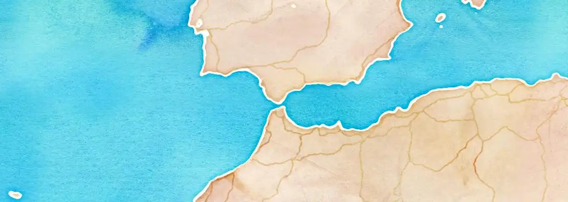 Map of Gibraltar port area