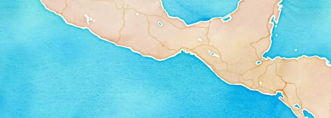 Map of Huatulco port area