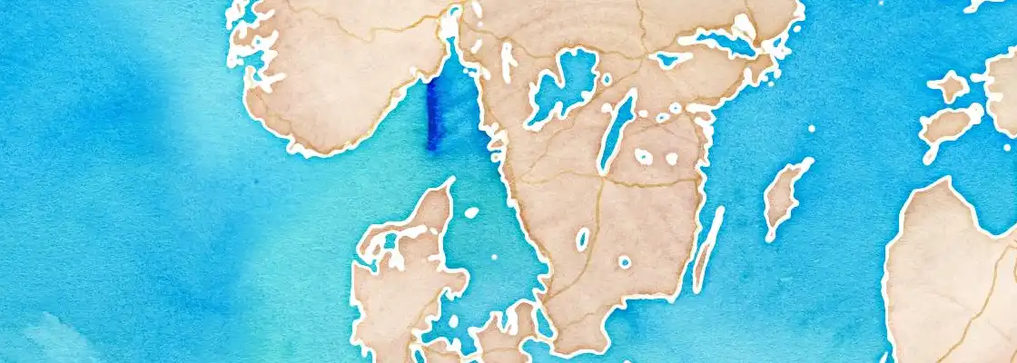 Map of Gothenborg port area