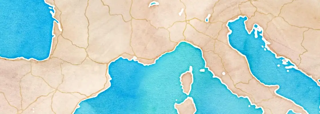 Map of Cannes port area