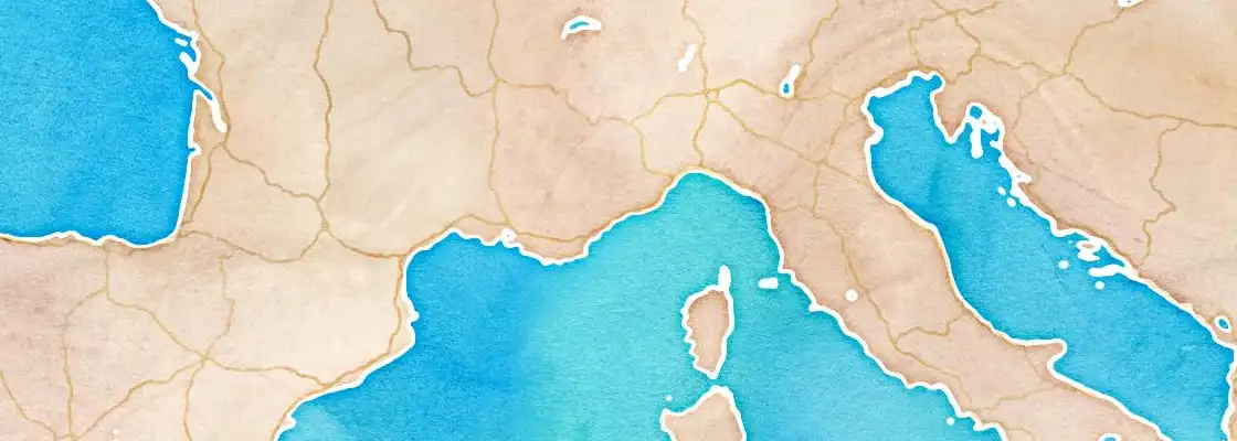 Map of Nice port area