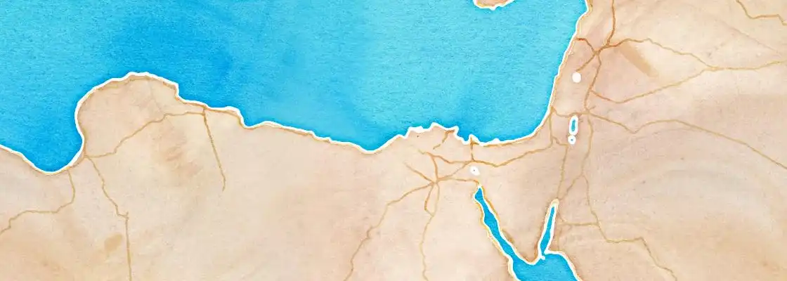 Map of Alexandria port area