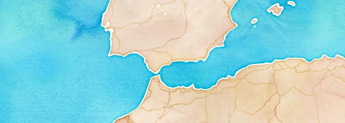 Map of Malaga port area