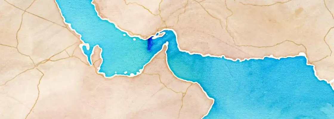 Map of Fujairah port area