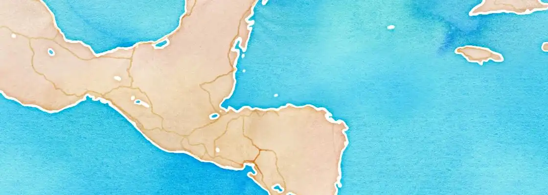 Map of Roatan port area