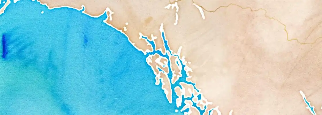 Map of Icy Strait Point port area