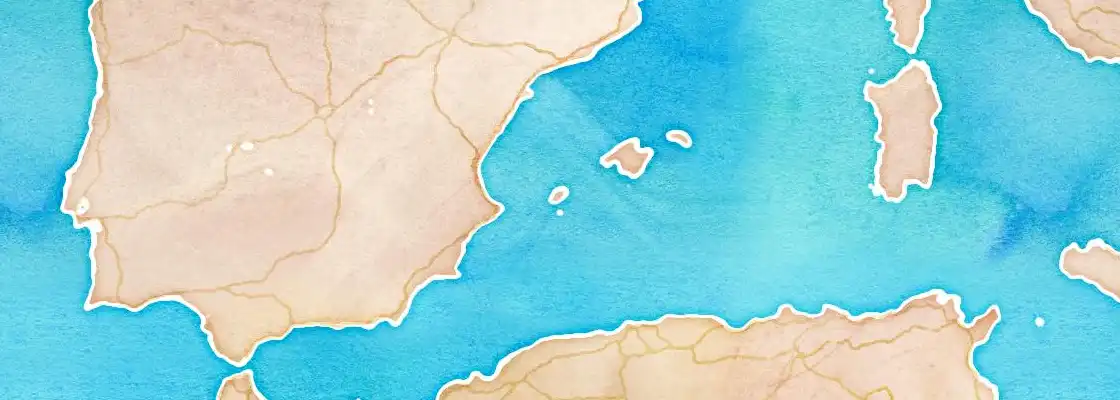 Map of Ibiza port area