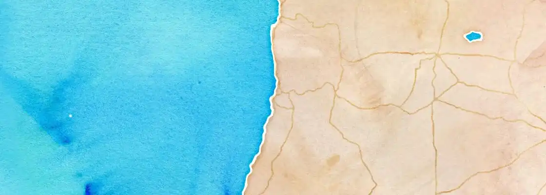 Map of Santiago port area