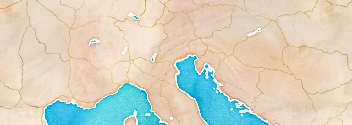 Map of Venice port area