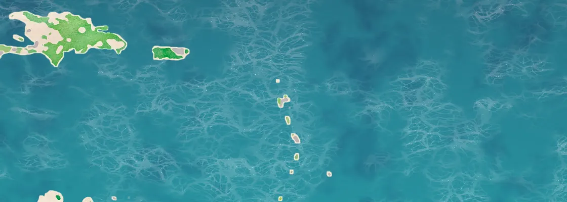 Map of Pointe-a-Pitre port area