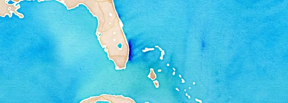 Map of Freeport port area