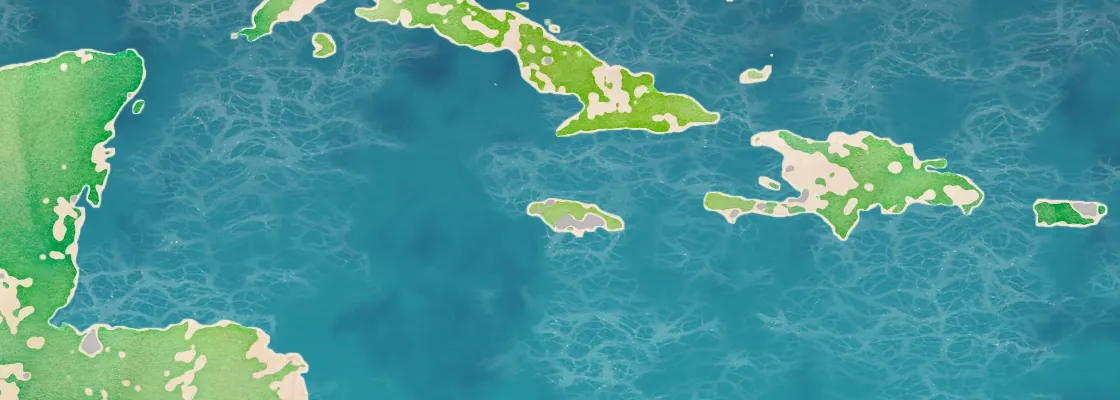 Map of Falmouth, Jamaica port area