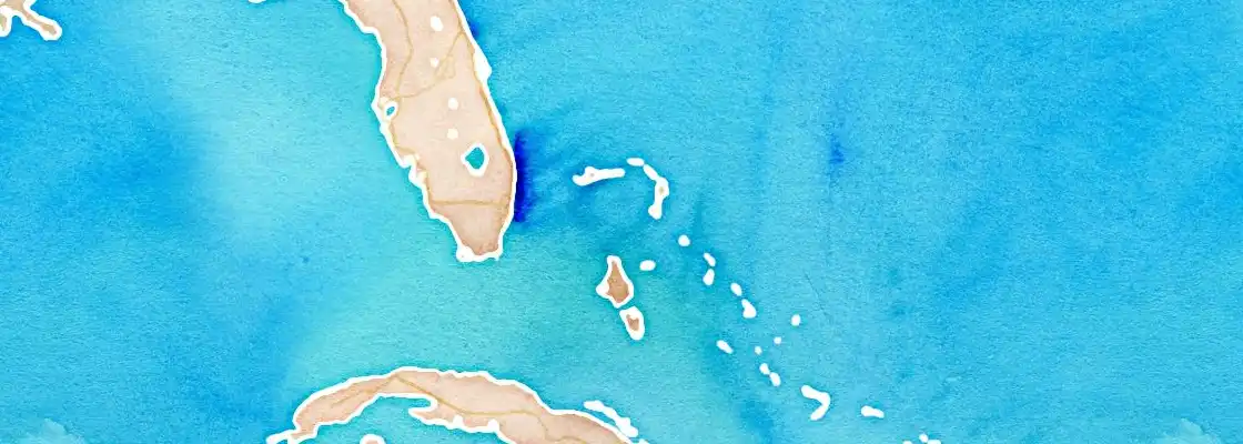 Map of CocoCay port area