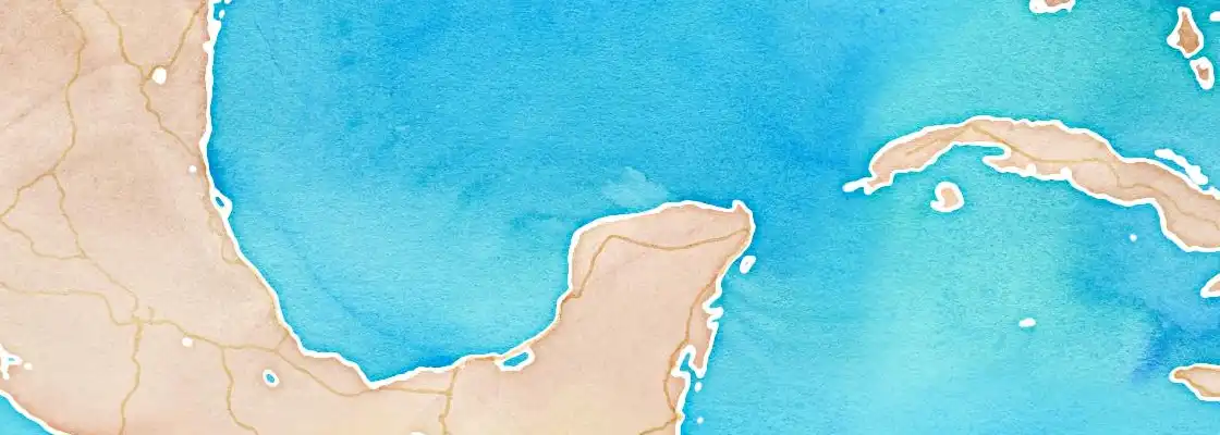 Map of Merida port area